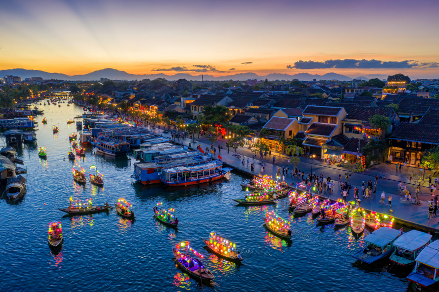 Hoi An's lantern-lit streets and historic architecture – a UNESCO World Heritage treasure in Central Vietnam